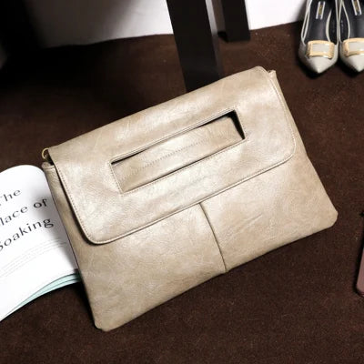 Women Clutches PU leather Crossbody Bags for female Shoulder messenger bag Laptop Bag For Macbook Pouch Bag big Ladies handbag
