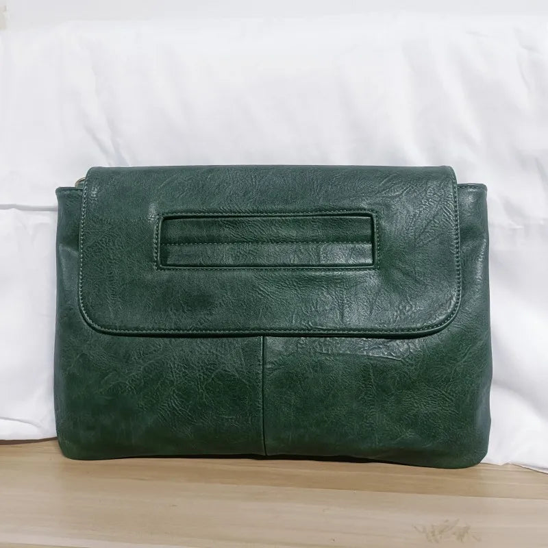 Women Clutches PU leather Crossbody Bags for female Shoulder messenger bag Laptop Bag For Macbook Pouch Bag big Ladies handbag