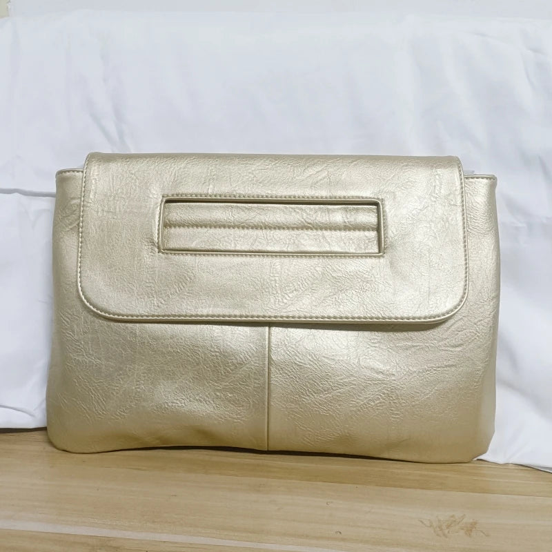 Women Clutches PU leather Crossbody Bags for female Shoulder messenger bag Laptop Bag For Macbook Pouch Bag big Ladies handbag