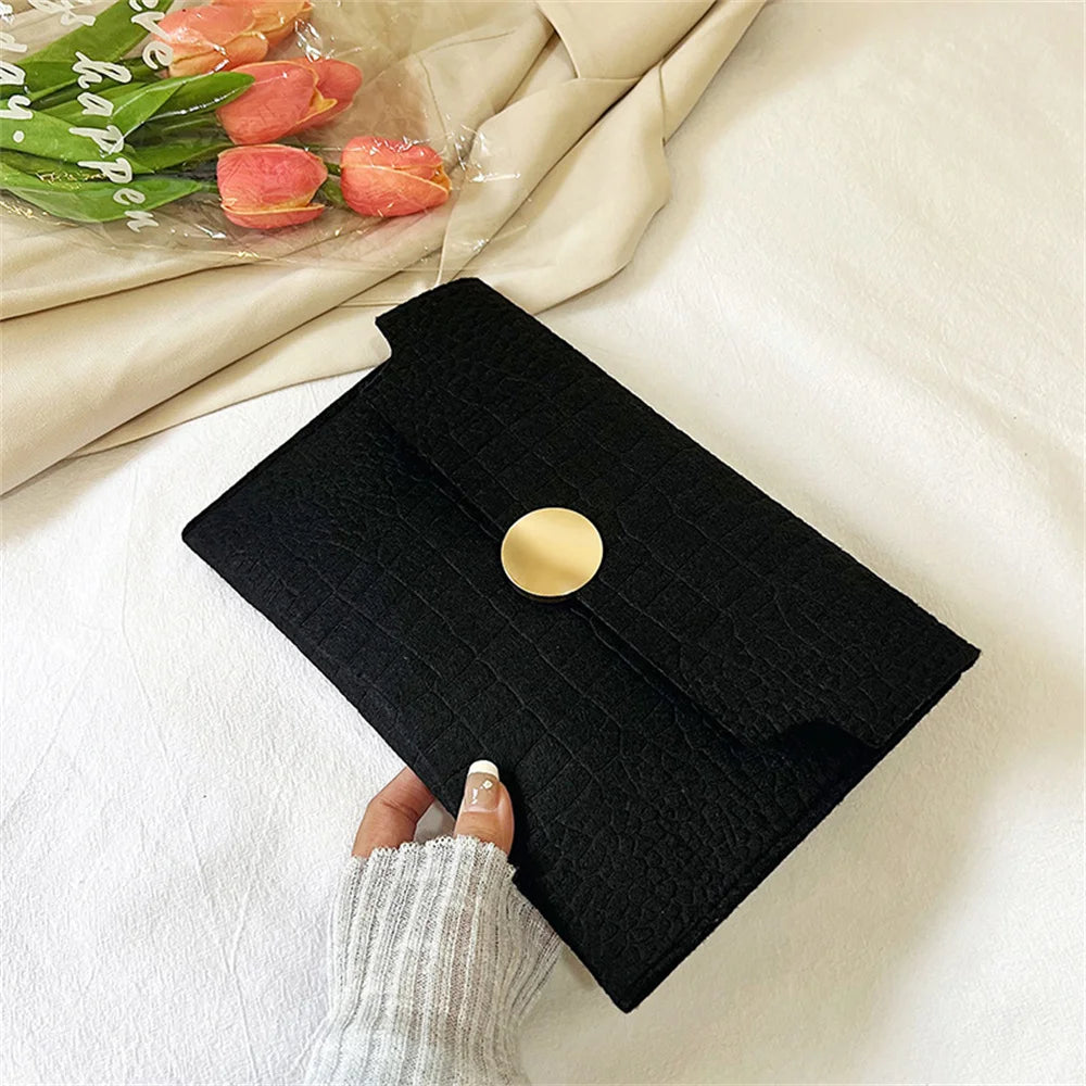 Felt Large Capacity Handbag Women Bags Fashion Luxury Stone Pattern Clutches Envelope Wallet Square Clutches For Wedding Party