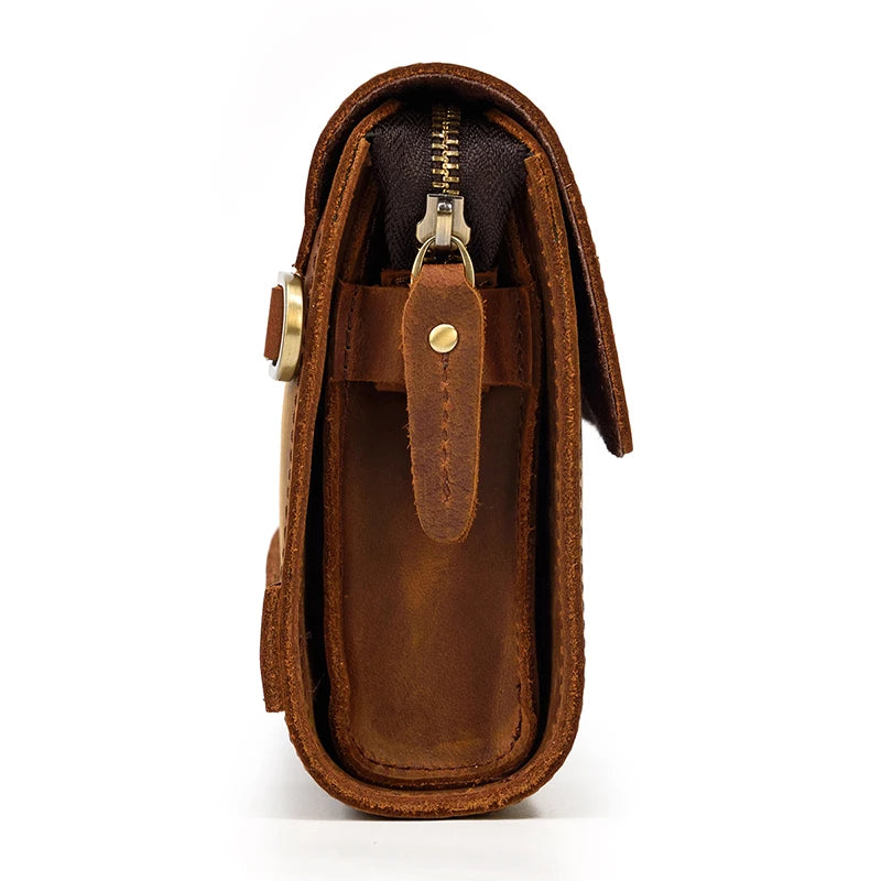 Top Grade Men Purse Genuine Leather Day Clutches For Male Vintage Style Hand Purse Crazy Horse Leather Mens Clutch Big Wallet