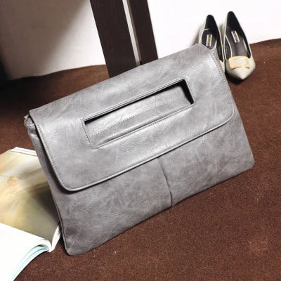 Women Clutches PU leather Crossbody Bags for female Shoulder messenger bag Laptop Bag For Macbook Pouch Bag big Ladies handbag