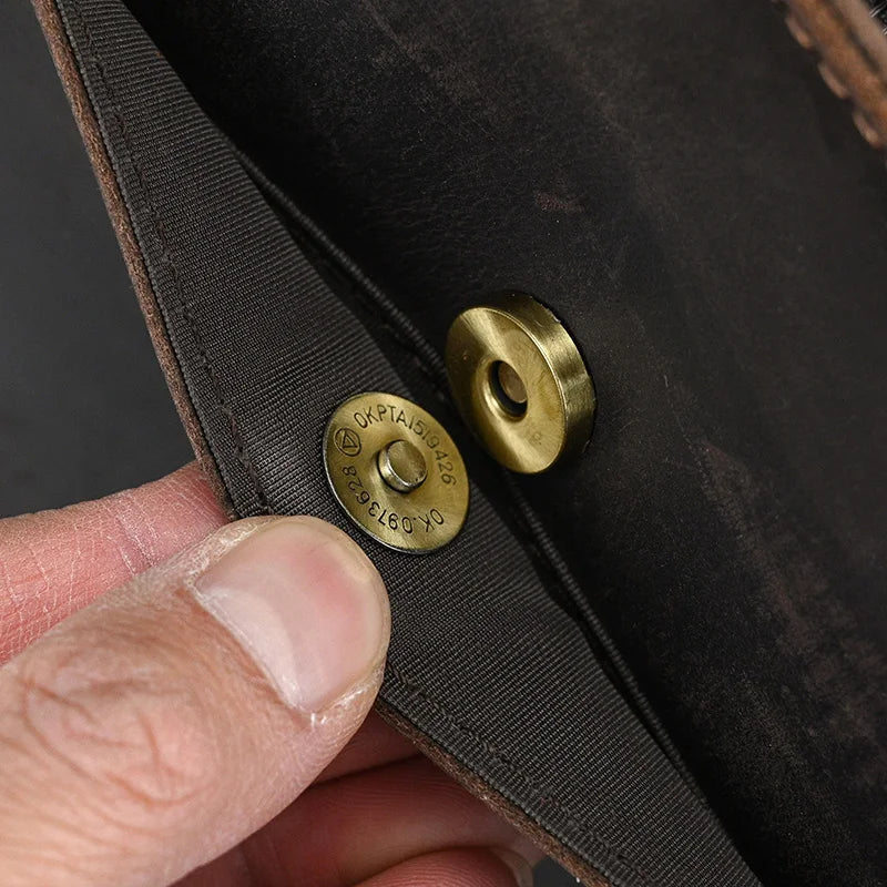 Top Grade Men Purse Genuine Leather Day Clutches For Male Vintage Style Hand Purse Crazy Horse Leather Mens Clutch Big Wallet