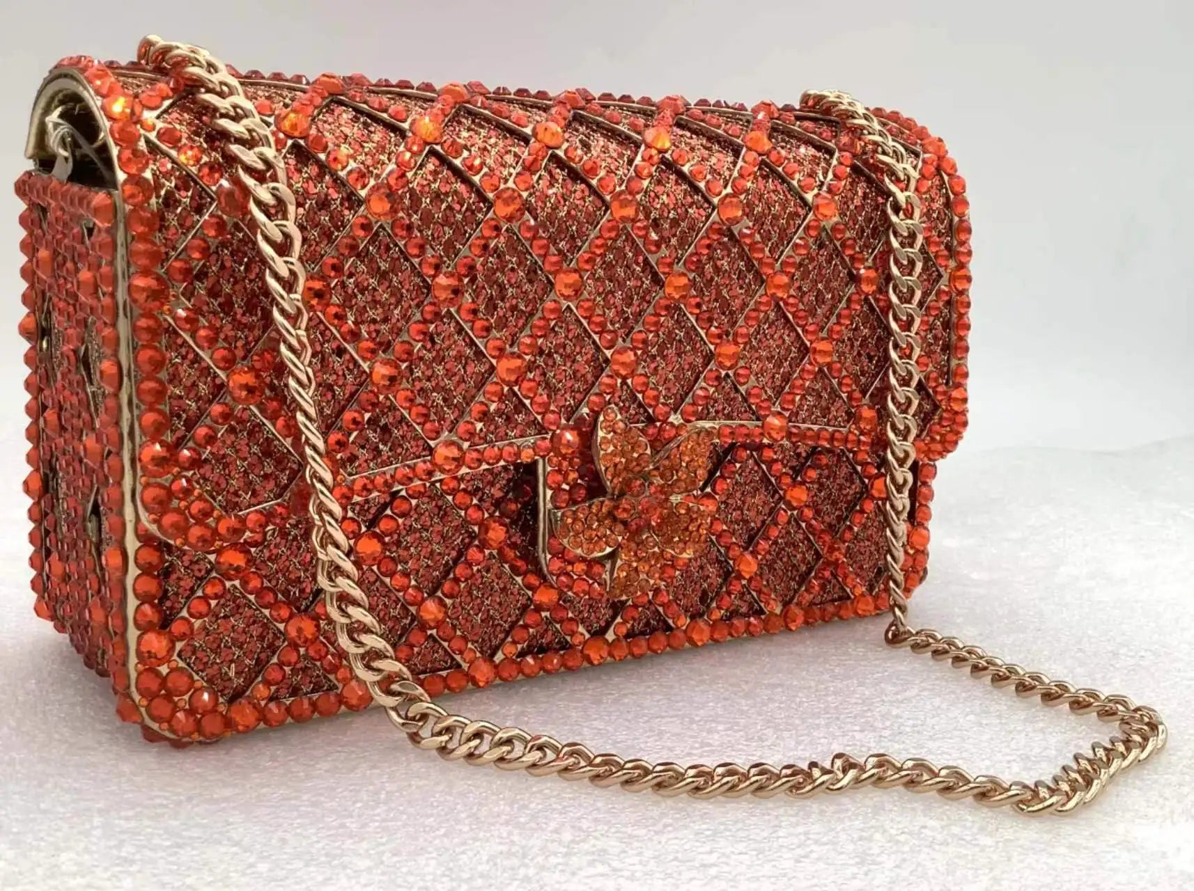 XIYUAN Purple/Green Evening Crystal Handbag Bridal Party Handbags Clutches Purses Women Clutches Purse Designer Evening Bags